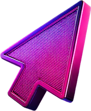 A floating 3D mouse pointer