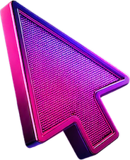 A floating 3D mouse pointer