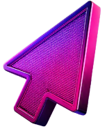 A floating 3D mouse pointer