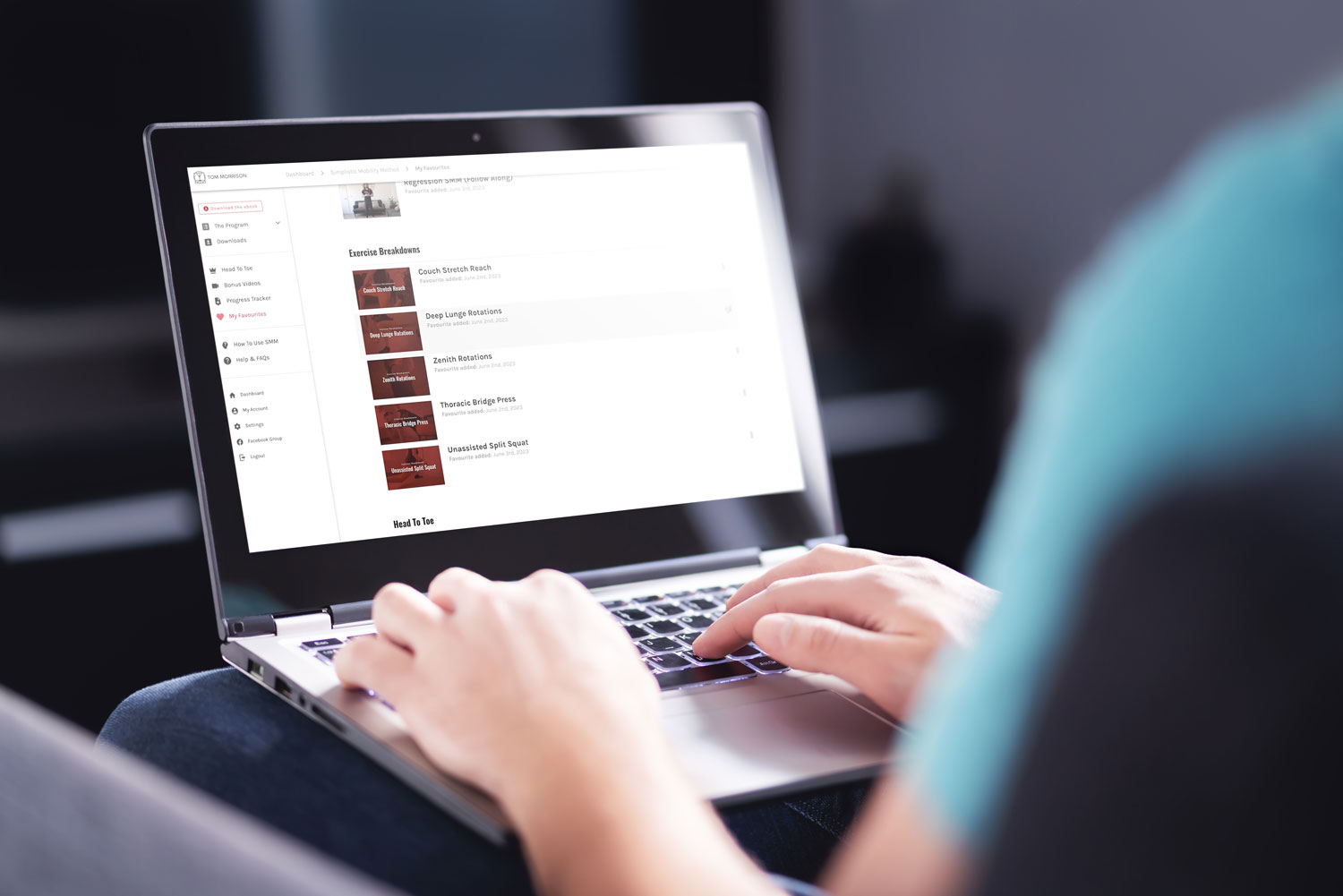 A web developer works on code for a bespoke website