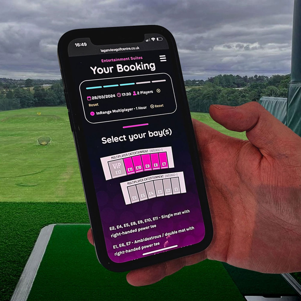 Laganview Golf Centre website design by Element Seven responsive, modern