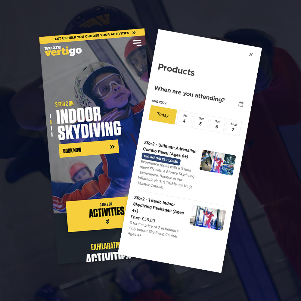 We Are Vertigo website design by Element Seven responsive, modern